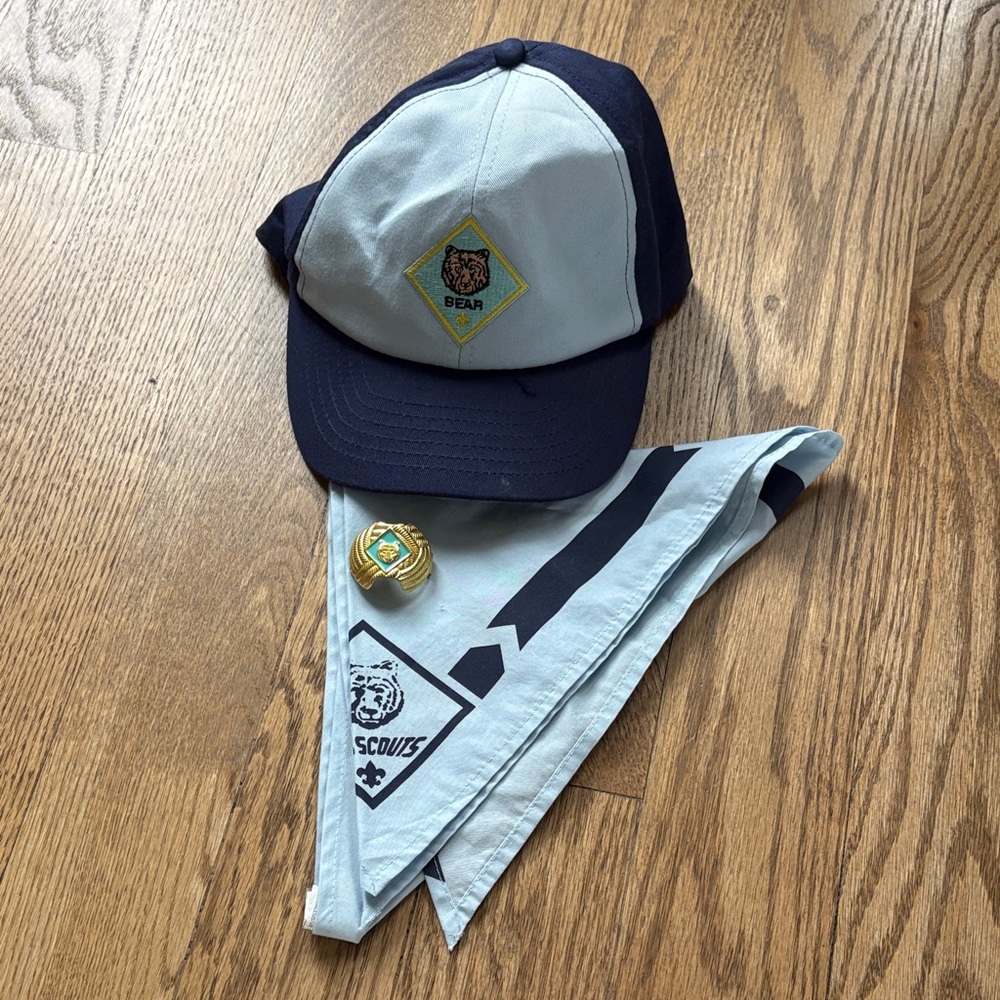 Bear Cap and Neckerchief Set